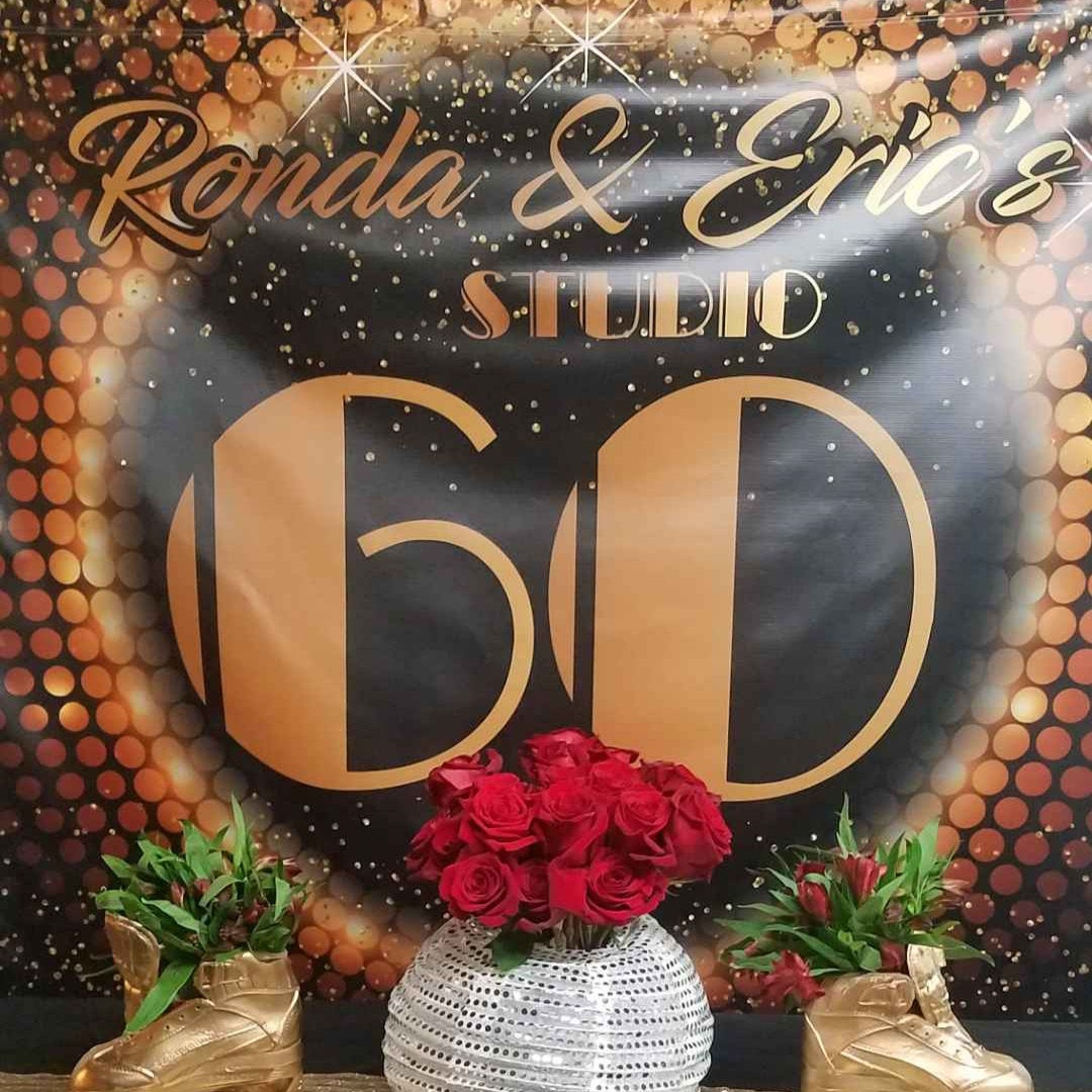 Studio 54 Backdrop Hollywood Custom Step and Repeat Backdrop