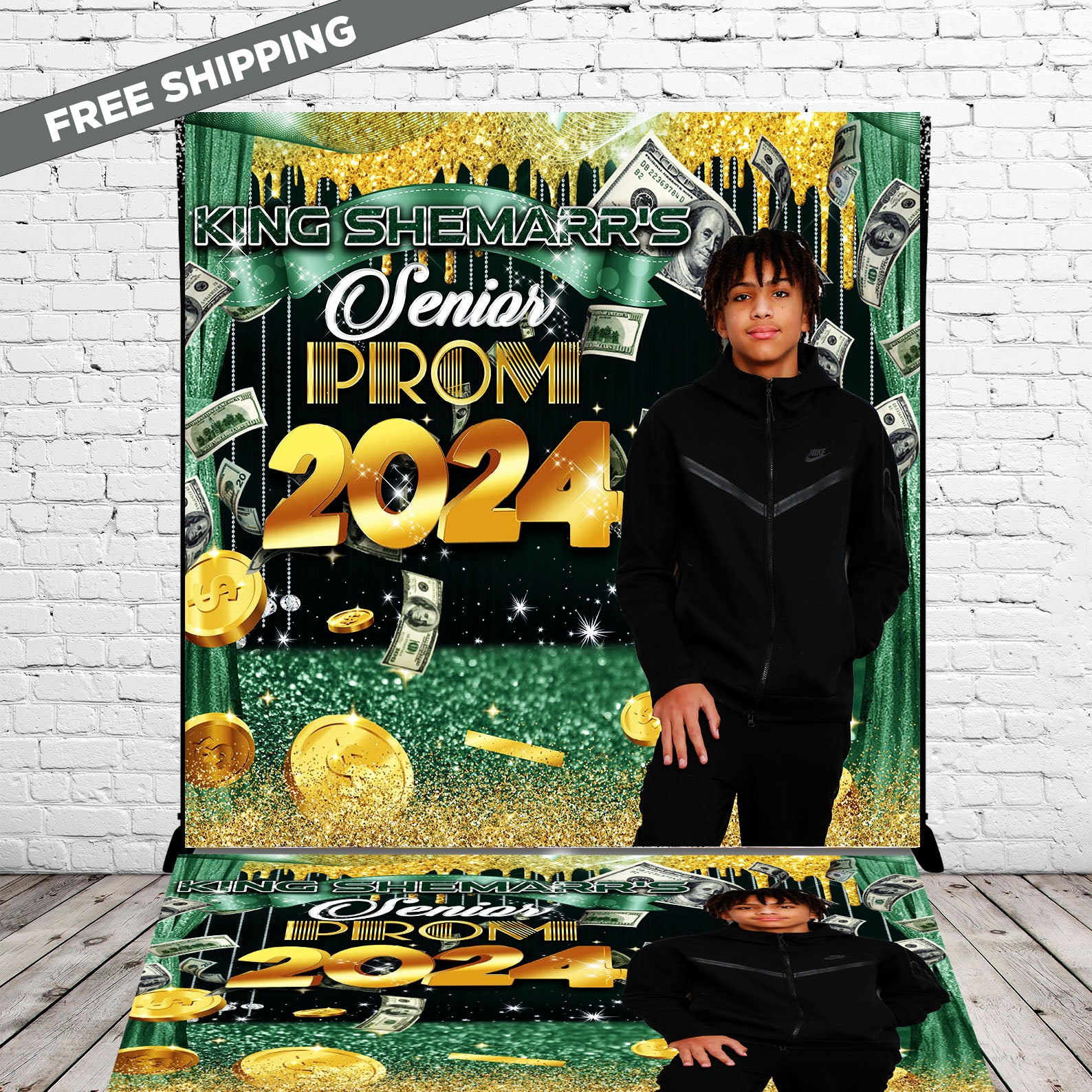 Floor Decal sticker and Backdrop, custom sticker, Prom backdrop, Prom ...