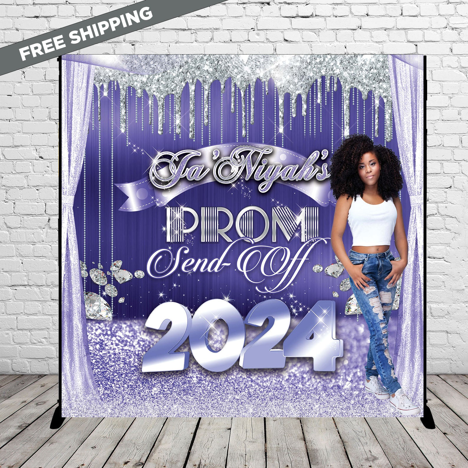 Prom 2024 Step and Repeat, Prom Step and Repeat, Prom Backdrop Send Of ...
