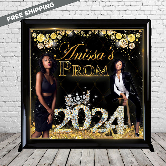 Prom Step and Repeat, Prom Send Off Backdrop, 2024 Prom Backdrop