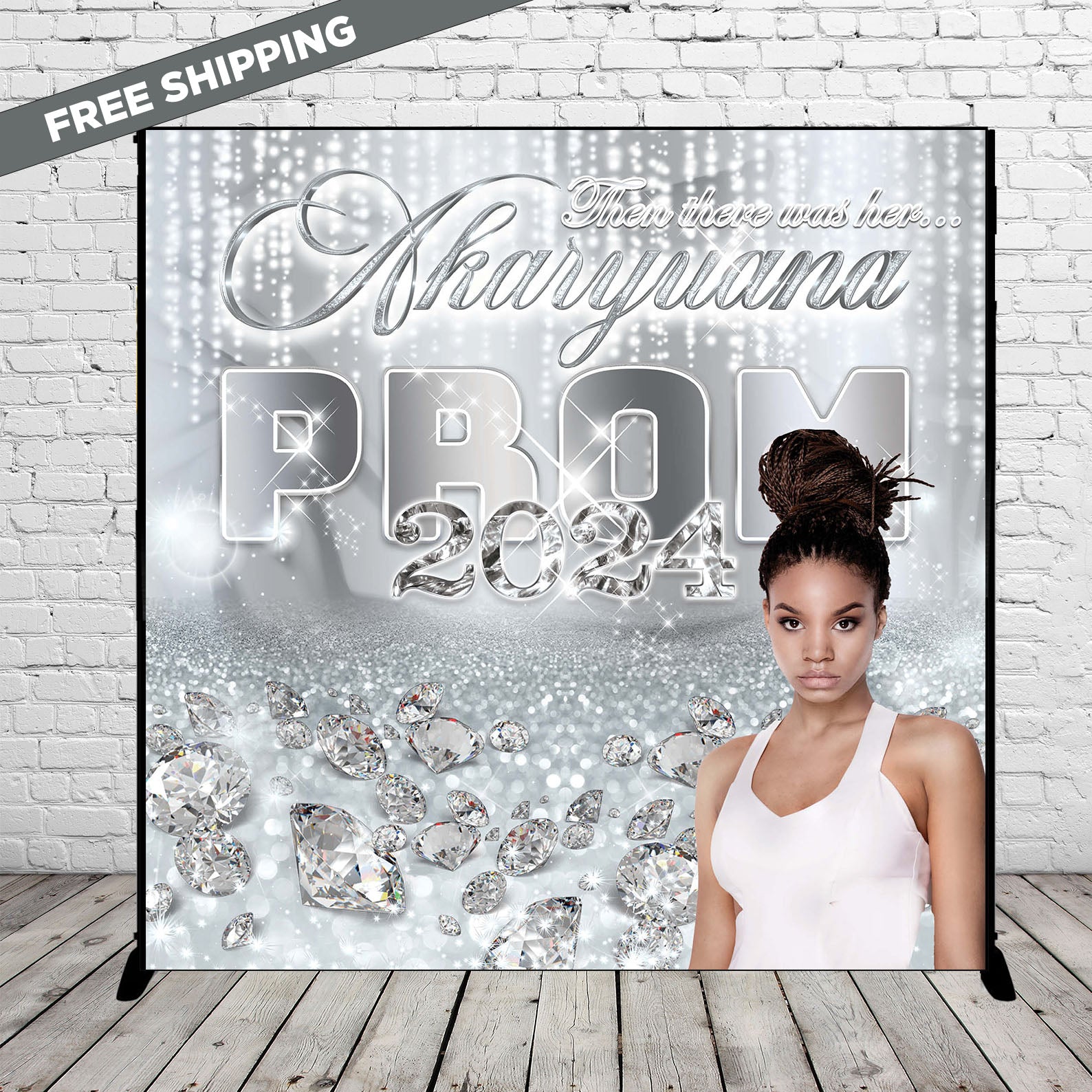 Prom Photo Backdrop Silver Prom Step and Repeat, Prom Backdrop, Prom Send Off – Dream ...