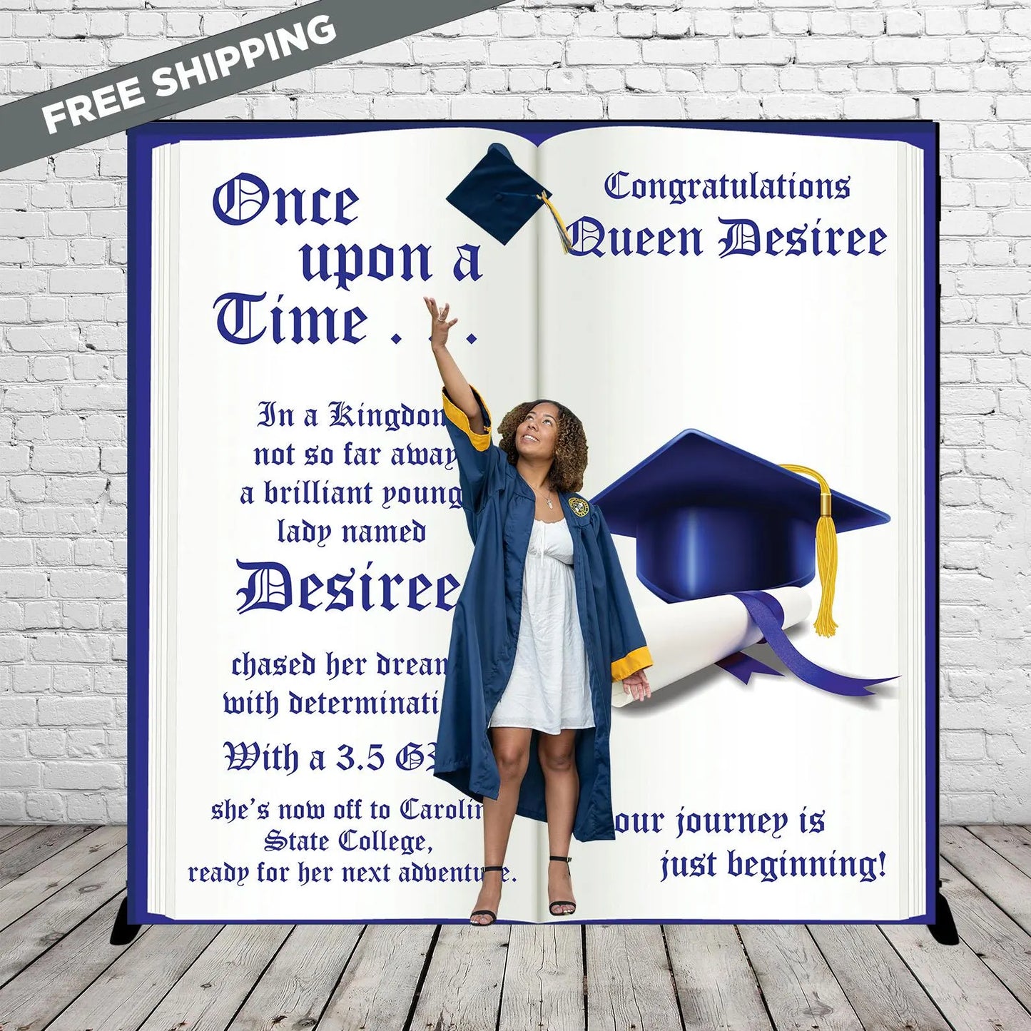 Prom Step and repeat, Once Upon A time Backdrop, Graduation Backdrop