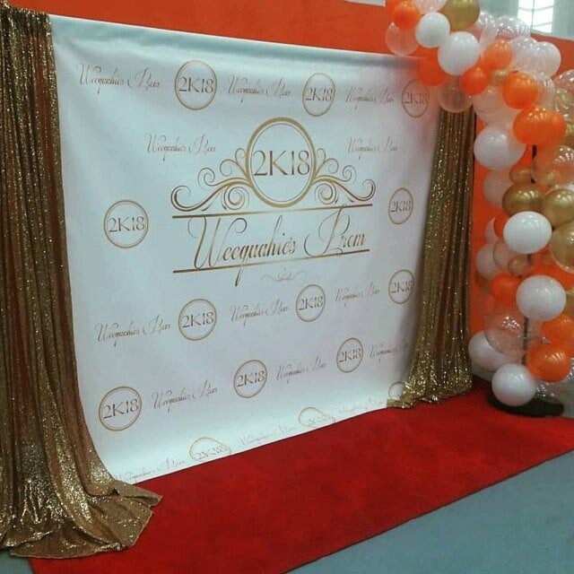 Prom backdrop, Prom step and repeat, Prom banner, Black and gold prom banner, custom backdrop, photo backdrop, custom banner, photo booth