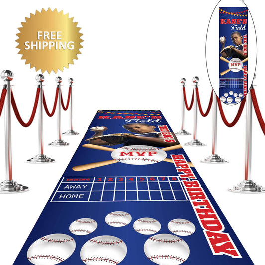 Custom red carpet, Aisle runner, 3x20 Floor Decal sticker, Red Carpet Runner, Removable vinyl sticker, masquerade Sticker, baseball backdrop