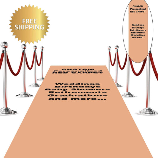 Custom red carpet, wedding aisle runner, 3x20 Decal, Removable vinyl sticker, wedding backdrop, Aisle runner personalized, prom backdrop