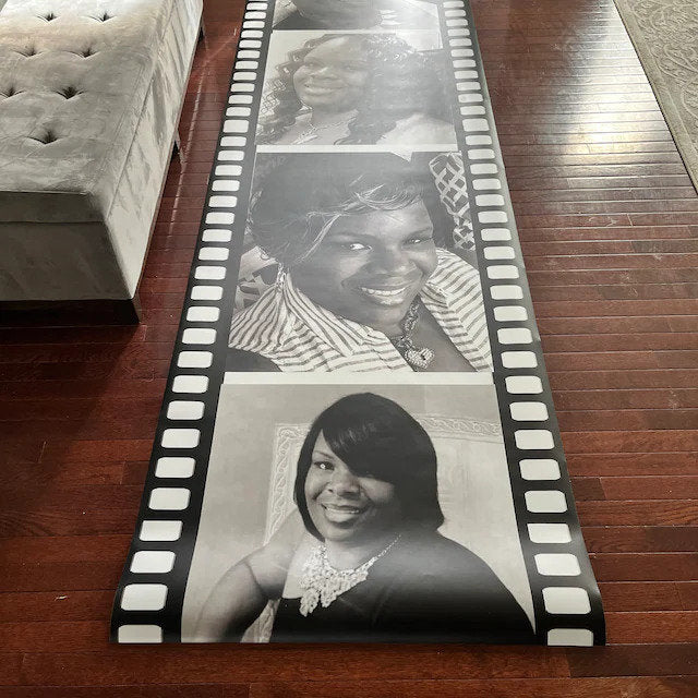 60th shops Birthday Floor Decal, Red Carpet Photo Runner, Custom Floor Decal, Custom Removable Vinyl Floor Sticker, Personalized Picture Mat