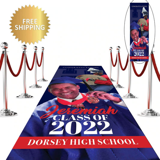 Red Carpet, Custom red carpet, Gradation runner, 3x20 Decal, Removable vinyl sticker, Aisle Runner, Prom backdrop, Graduation backdrop