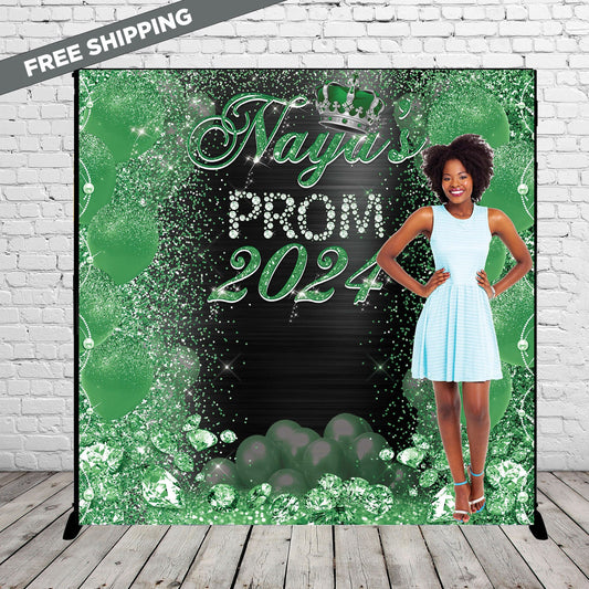 Custom backdrop, Prom Step and Repeat backdrop, Prom 2024 Backdrop, Sweet 16 Birthday photo booth, Prom Step Repeat Backdrop, custom banner