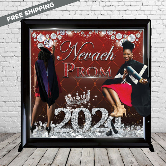 Custom backdrop, Prom Step and Repeat backdrop, Prom 2024 Backdrop, Prom Ideas, Prom backdrop, Prom Step Repeat Backdrop, custom banner