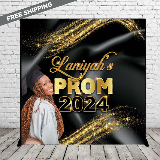 Prom step and repeat, Prom backdrop, silver bling, Photo step and repeat, Graduation backdrop, photo backdrop, black gold step repeat, prom