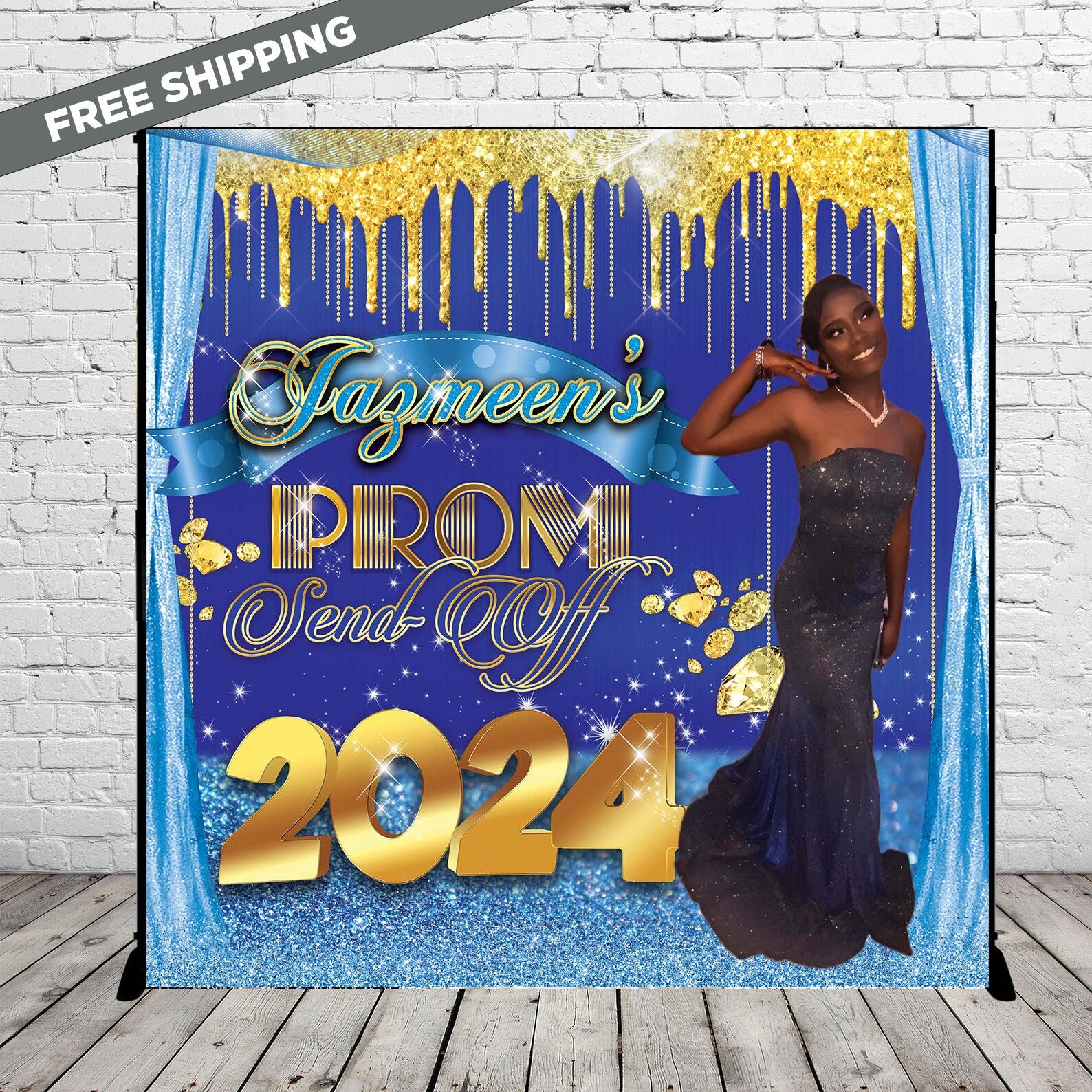 Js Prom Program Backdrop Prom Backdrop - Prom step and repeat & More – Dream Design Group