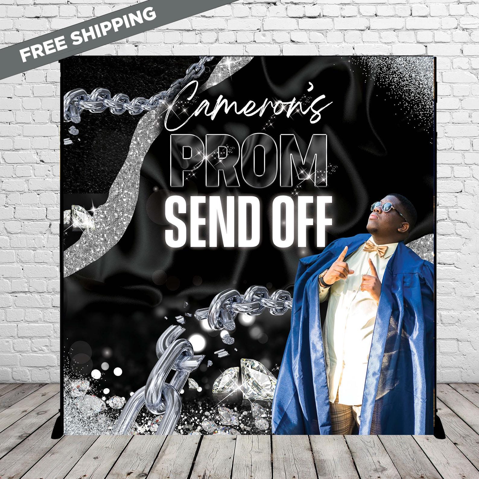 Prom Send Off Step and Repeat, Prom Backdrop, Prom banner, Class of 20 ...