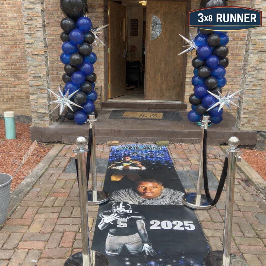 Prom Red Carpet Runner 2026 Prom Decor ideas Prom backdrop Prom Decor Ideas Removable vinyl sticker Personalized Prom WalkwayAisle runner