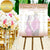Wedding Seating Chart Canvas Welcome Sign - Pink