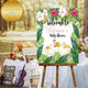 Jungle Baby Shower Custom Welcome Canvas Sign
