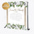 Wedding Floral Love is Kind Custom Step and Repeat Backdrop