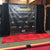40th Birthday Blue and Gold Tufted Custom Step and Repeat Backdrop