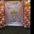 Princess step and repeat backdrop with horse and carriage for baby shower hors