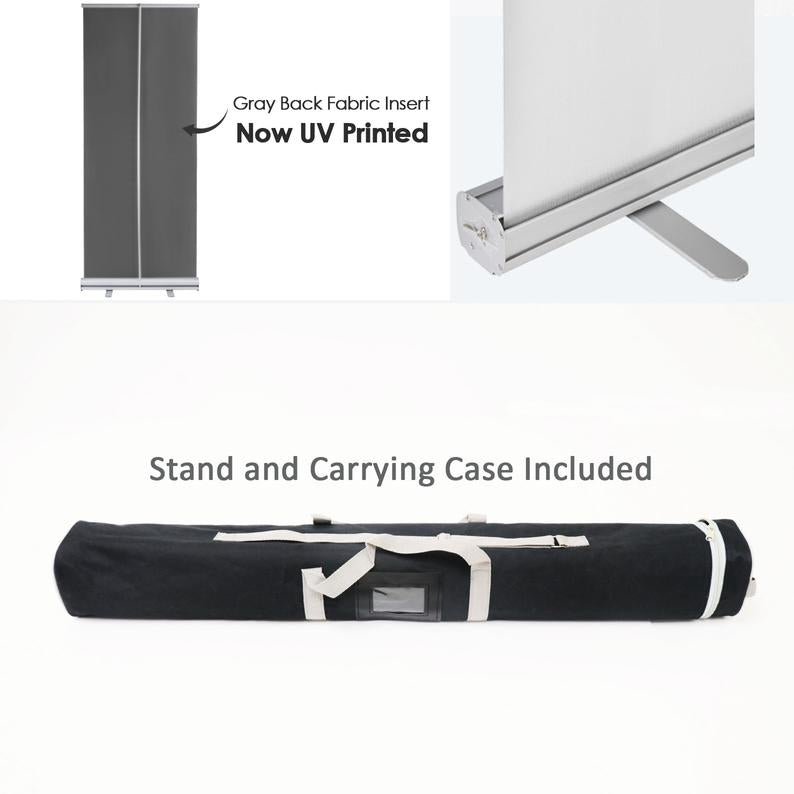 Logo Pop Up Shop banner, Retractable banner