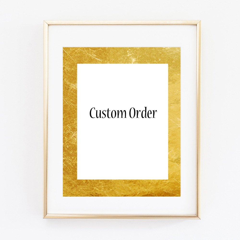 Custom order - Kimberly