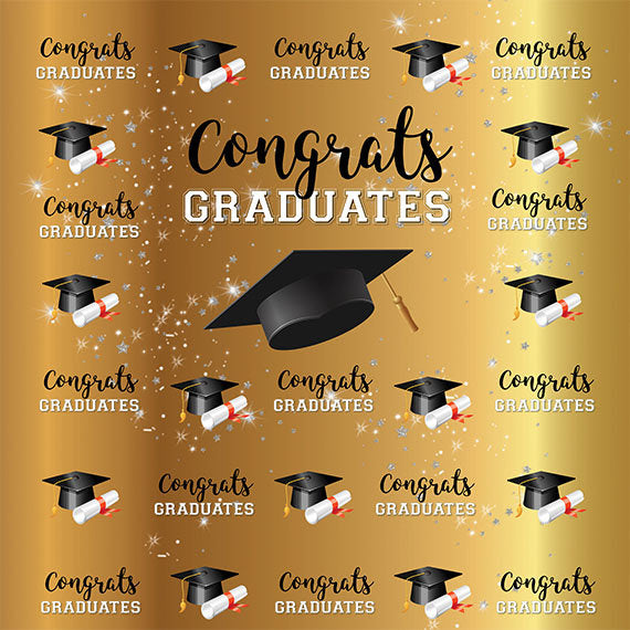 8X8 FEET PhotoBooth backdrop, Instant Download, Graduation, Graduation PhotoBooth, Class of 2018 photobooth, graduate step and repeat