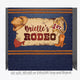 Rodeo Western Cowboy Birthday Party Step and Repeat Backdrop