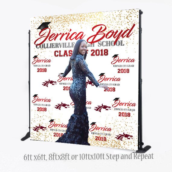 Graduation Photo Booth backdrop, Class of 2018 Repeat, Sweet 16, photo booth,  Birthday Backdrop, Class of 2019  Backdrop, Senior Prom