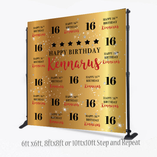 Step and Repeat, Photo Props, Birthday Backdrop, Custom 8x8 FEET Photo Booth backdrop, Printable Back drop, Wedding Custom Step and Repeat