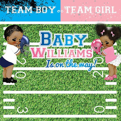 Gender Reveal Backdrop, Gender Reveal Step and Repeat, Team Boy, Team Girl, Backdrop, Gender Reveal Photo Booth, Photo Props, Baby Shower