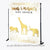 Custom 8X8 Photo Booth backdrop, Jungle Step and Repeat, Animal Backdrop,Jungle backdrop, Safari Backdrop, Gold Animal Step and Repeat
