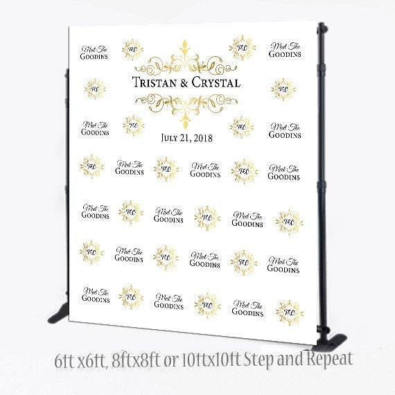 Wedding backdrop, Photo booth step and repeat backdrop, Wedding step and repeat, Step and Repeat, DIY photo booth, Wedding Step and Repeat,