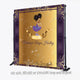 Royalty Black Baby Girl Theme Baby Shower Photo Backdrop - Purple and Gold
