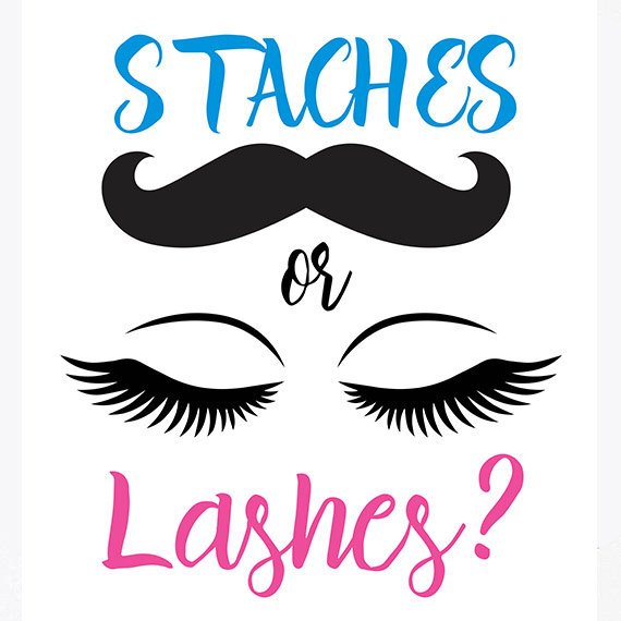 Gender Reveal Backdrop, Staches or Lashes Step and Repeat, Team Boy, Team Girl, Backdrop,Gender Reveal Photo Booth, Photo Props, Baby Shower