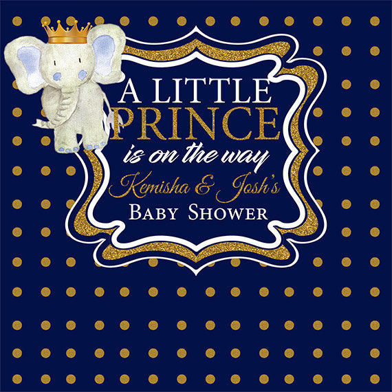 Prince Step and Repeat, Baby Shower Step and Repeat, Royal backdrop, Printable Backdrop, Royal prince backdrop, Little Prince Backdrop