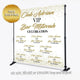 Bar Mitzvah Theme Step and Repeat Custom Backdrop