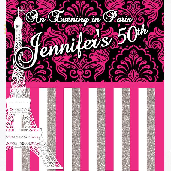 Paris step and repeat ,Eiffel Tower backdrop, Paisley Step and Repeat Custom 8X8 Photo Booth backdrop, Step and Repeat, Sweet 16 Birthday