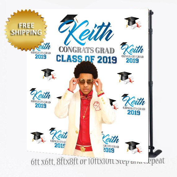 Graduation Step and Repeat, Birthday Step and Repeat, Photo Booth backdrop,Graduation Step and Repeat, Prom Backdrop, Graduate Step & Repeat
