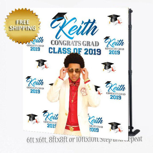 Graduation Step and Repeat, Birthday Step and Repeat, Photo Booth backdrop,Graduation Step and Repeat, Prom Backdrop, Graduate Step & Repeat