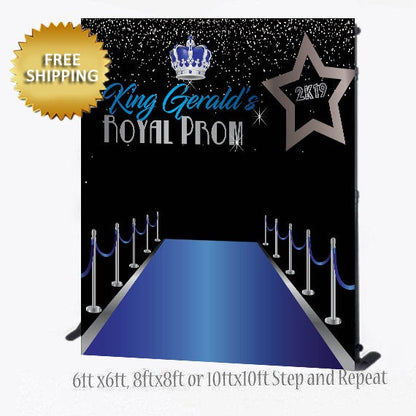 Royalty backdrop, Red carpet Step and Repeat, Graduation Backdrop, Prom Step and Repeat, Prom Backdrop, Printable Backdrop, 2K19 Backdrop