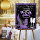 50 and fabulous Elegant Birthday Party Canvas Welcome Sign