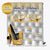 Dual Birthday Step and Repeat, 50th Birthday,  40th step and repeat backdrop, Blue and gold backdrop, Birthday Backdrop, Heels backdrop