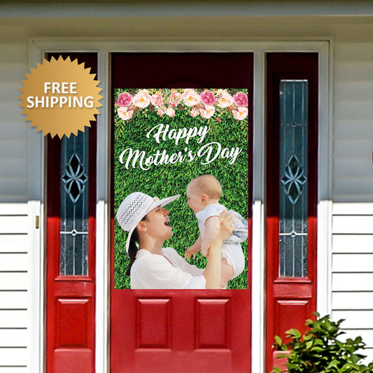 Mother's Day Door Banner, Mother's Day banner, Mother's Day Photo Door Banner, Mother's Day Banner, Mother's Day Door Sign, Rustic banner