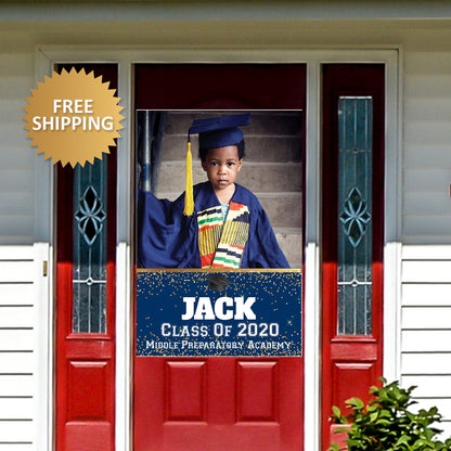 Class of 2020 Grad Door Banner, Graduation Photo Door Banner, Class of 2020 Door Banner,Grad Photo Yard Banner,Graduation banner,School sign