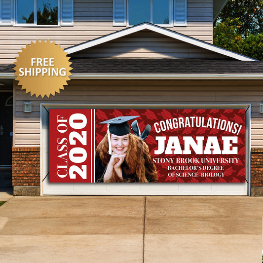 Class of 2020 Photo Banner, Graduation Custom Photo Banner, Drive by Graduation Banner, Congrats Grad Party Banners, Drive by Sign