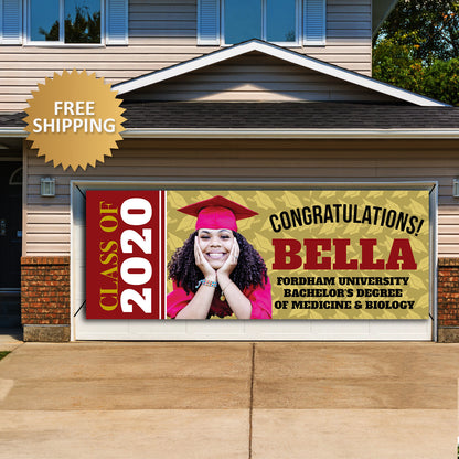 Drive by graduation Sign, Class of 2020 Banner, Graduation Custom Photo Banner, Drive by Graduation Banner, Congrats Grad Party Banners