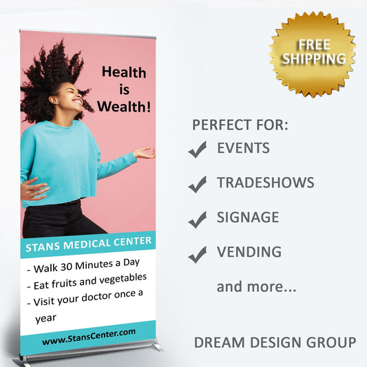 Event Signage stand, Retractable banner, Retractable stand, Trade show Retractable banner, Pop Up Shop, Pop Up banner, Custom sign banner