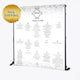 Wedding Seating Chart, Wedding Canvas sign, Wedding backdrop, Welcome step and repeat, wedding seating chart sign, wedding seating chart