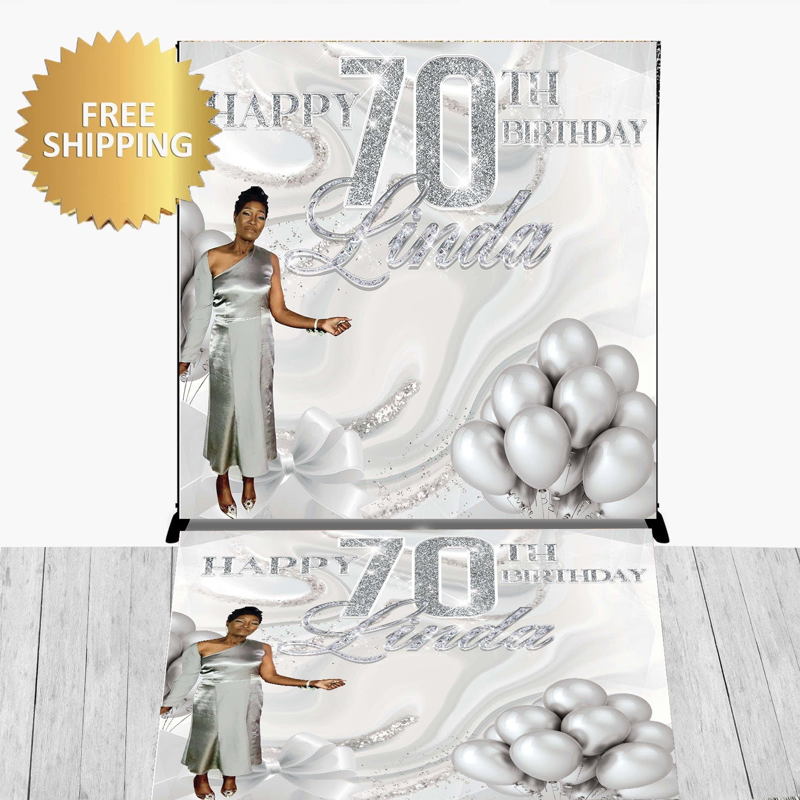 Sticker Panel Backdrop Floor Decal sticker, Backdrop, custom sticker, Birthday backdrop, phot ...