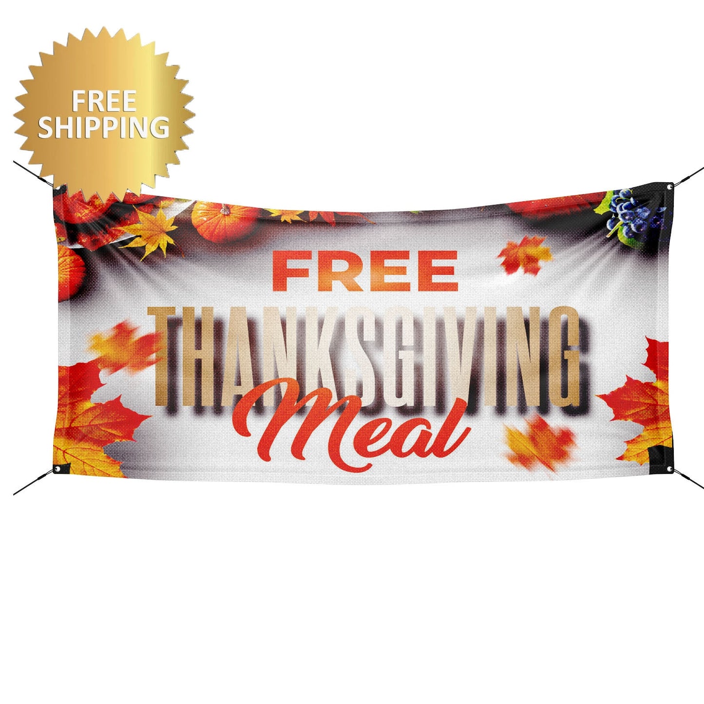 Thanksgiving banner, Free Turkey banner,Harvest Festival Banner, Free Turkey, Thanksgiving Backdrop, Custom Banner, Printed Custom Banner